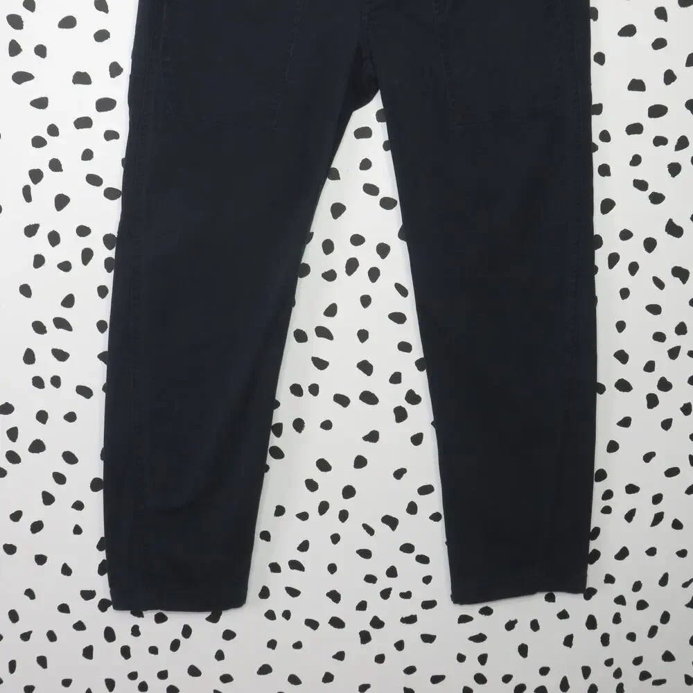 Vince Navy Blue Military Utility Style Cropped  Pants - Picture 4 of 10